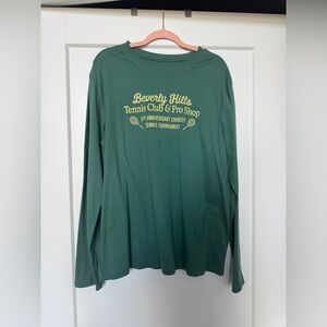 Green Beverly Hills Tennis Club Long Sleeve Shirt